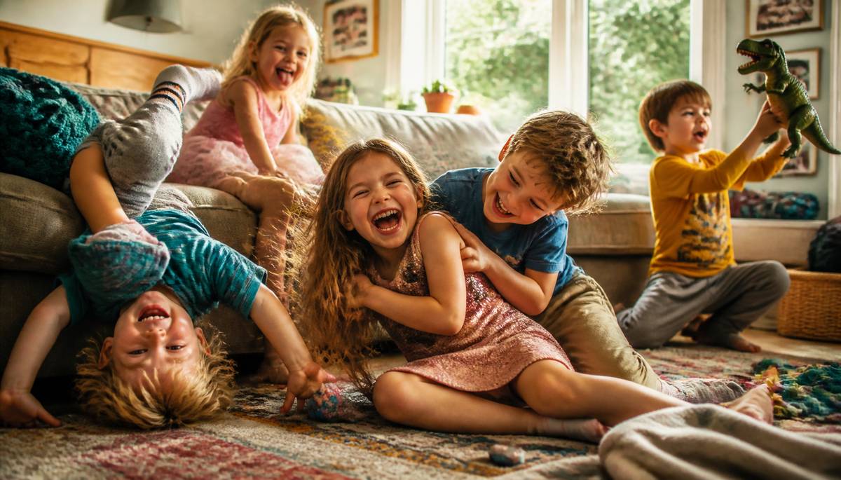 What No One Tells You About Sibling Photos Is That Chaos Is the Point