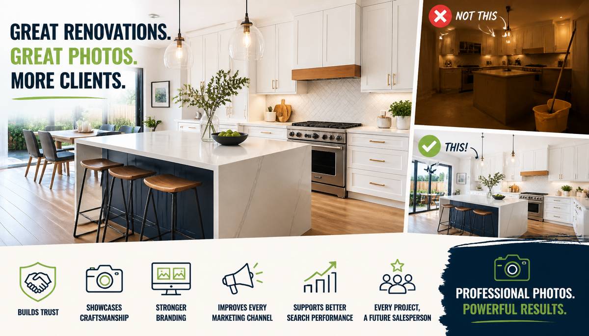 Why Professional Photography Is One of the Best Investments a Home Renovation Company Can Make