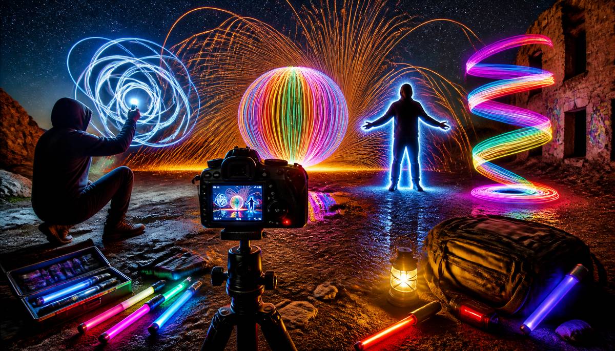 The Art and Science of Light Painting: A Creative Adventure in the Dark