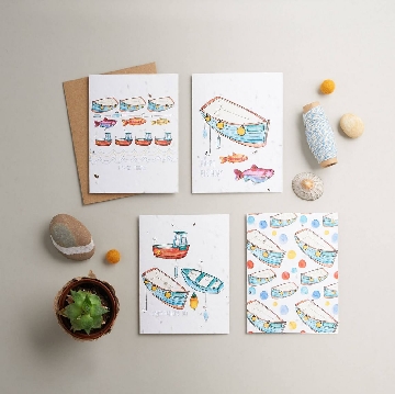 Greetings card flatlay by Forever Creative