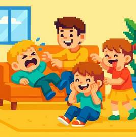 What No One Tells You About Sibling Photos Is That Chaos Is the Point