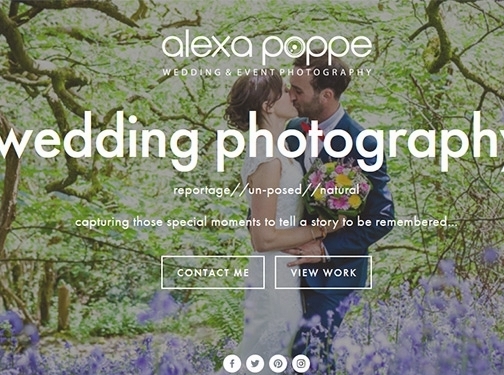 https://www.alexapoppeweddingphotography.com/ website